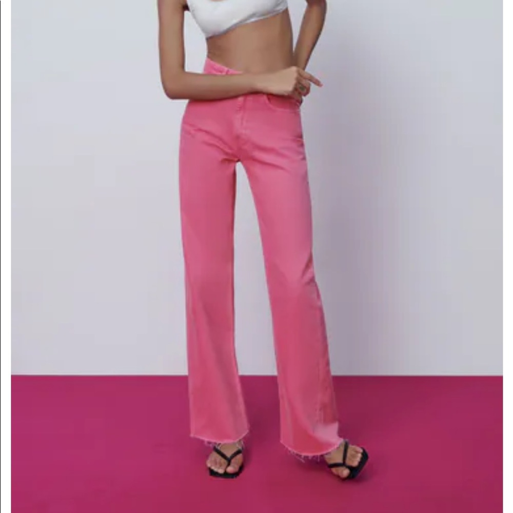 Zara pink jeans